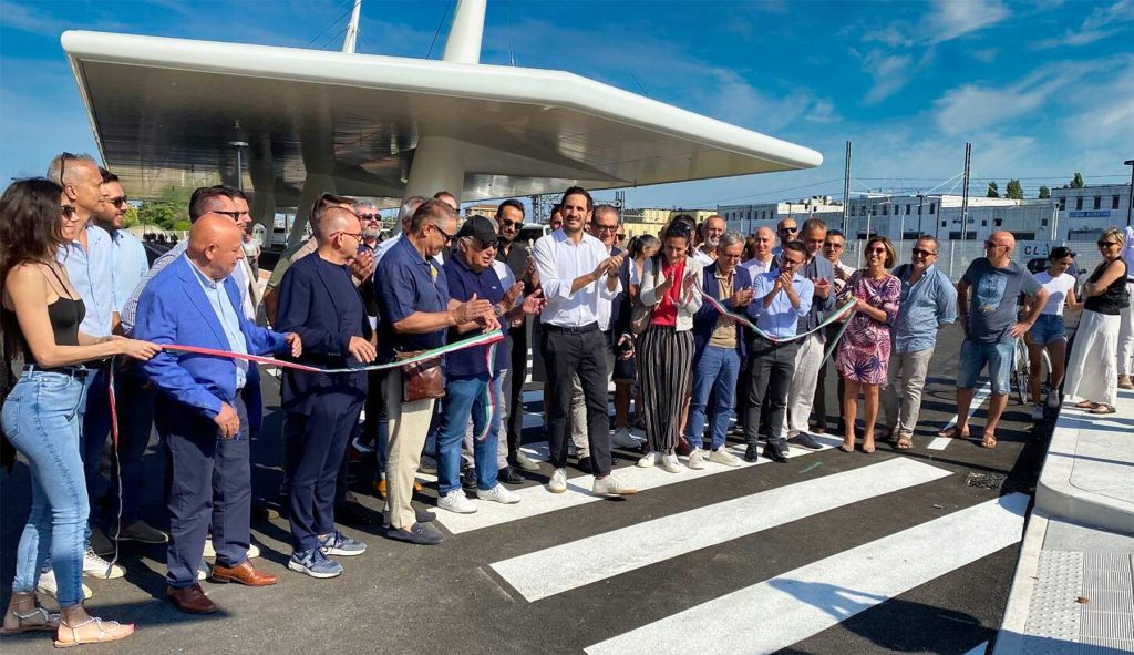 Inaugurata la grande pensilina dell’autostazione di Cesena